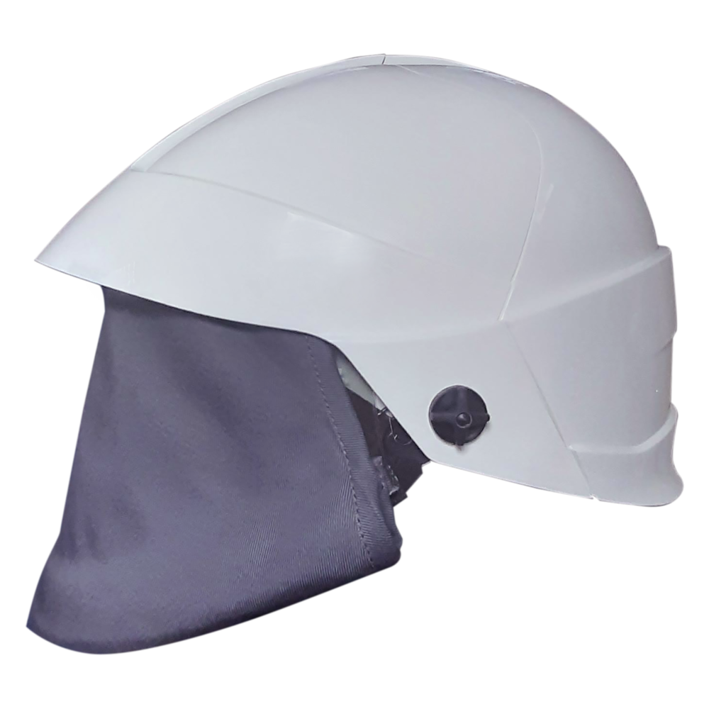 Arc flash helmet with integrated shop face shield