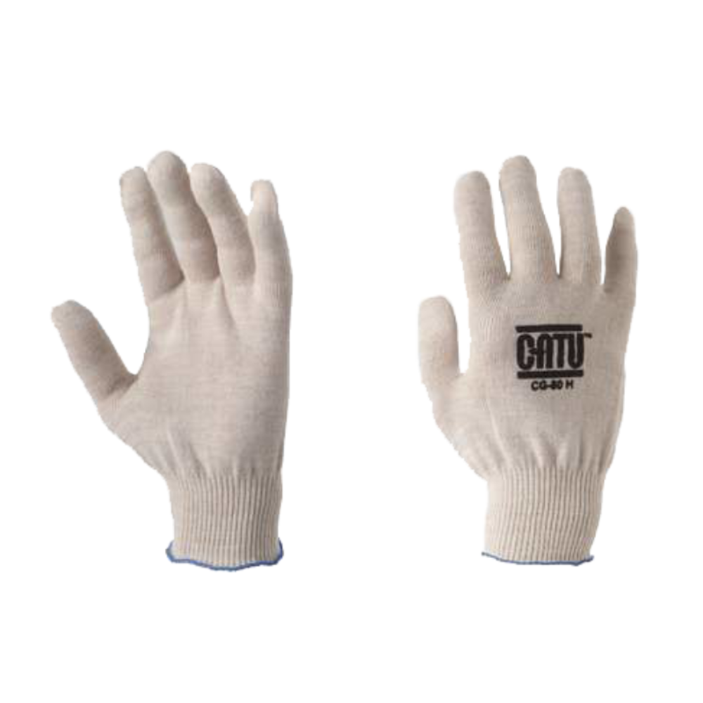 Gant en coton protection sueur pour mettre sous les gants en latex